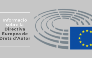 Informació sobre la Directiva Europea de Drets d’Autor