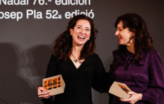 Laia Aguilar rep el premi Josep Pla